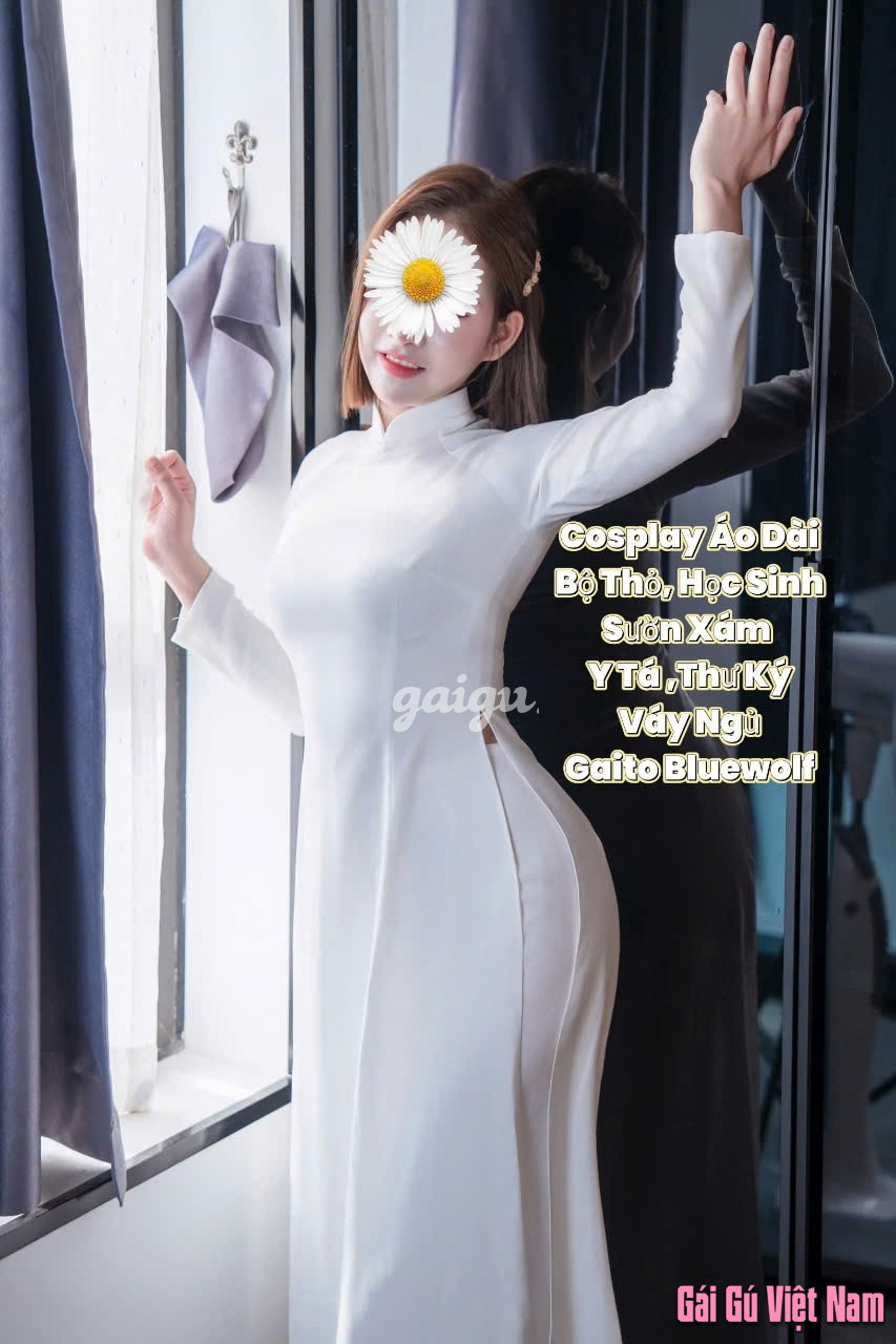 1248690 - Linh Linh❤️em gái Cosplay áo dài ,quần phi bóng , dâm đãng